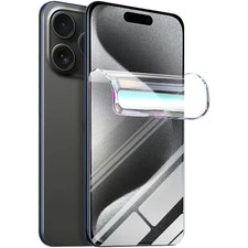 3 Pack For iPhone 16 Pro Max 16 Plus Soft TPU Hydrogel Protective Film