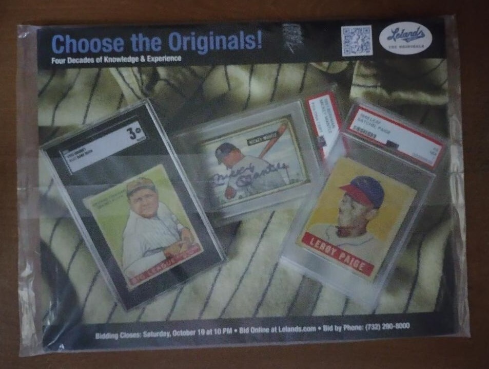 Leland's Classic Auction Fall 2024 Catalog Babe Ruth, Mickey Mantle