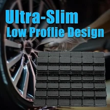 1 BOX 1/2 OZ BLACK WHEEL WEIGHTS STICK-ON ADHESIVE TAPE LEAD-FREE 360 PCS