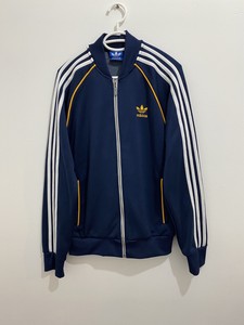 Adidas Originals Superstar Track Top Jacket Navy White Orange Size M S19174  | eBay