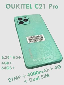 OUKITEL C21 Pro Smartphone 4/64GB – 6,39" 4G Dual SIM Grün