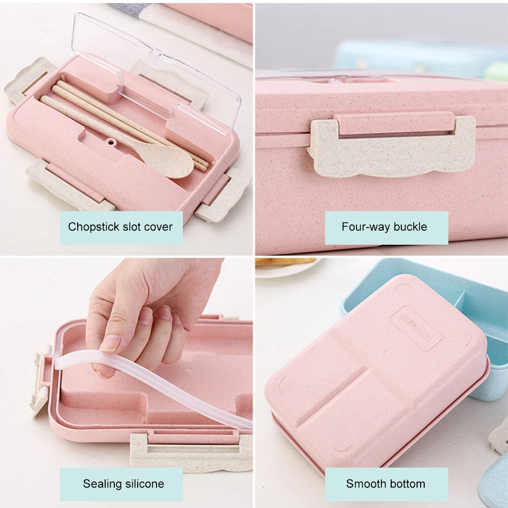 Lunch Box Leakproof Bento Box For Kids Adult Lunch Food Container Set Microwave Lunch Box Leakproof Bento Box For Kids Adult Lunch Food Container Set Microwave