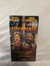 Firewalker VHS, Chuck Norris, Louis Gossett Jr. New, Sealed 1989