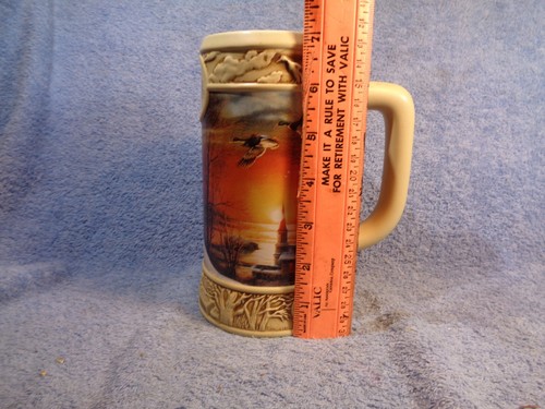 1996 Miller Beer Brewing Terry Redlin DUCKS UNLIMITED Sharing Season Stein Mug - Picture 13 of 15