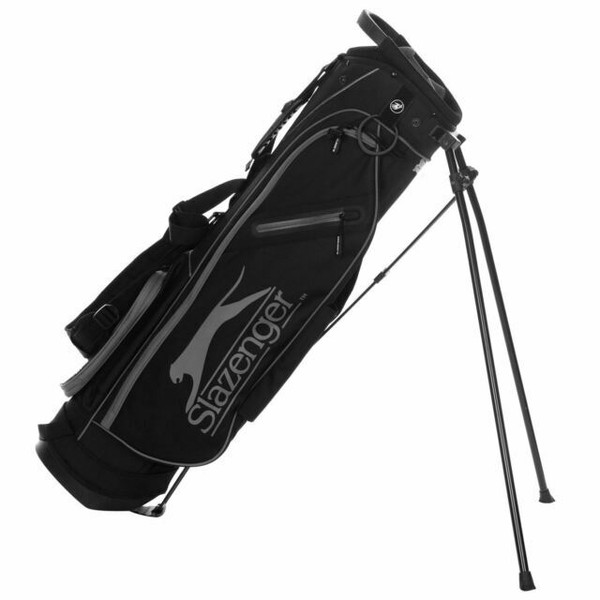 Slazenger Unisex Micro Stand Bag Golf Zip Sport Double Shoulder Strap