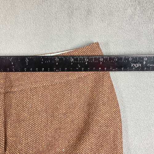 Vineyard Vines A Line Skirt Womens Size 6 Brown Wool Pockets Flat Front - Picture 2 of 7
