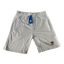ADIDAS 3 STRIPES TERRY COTTON SWEAT SHORTS FOR MENS
