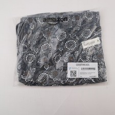 Men's 7" SwimTrunk Shorts with 2 Side Pockets and 1 Back Pocket Black XX-Large