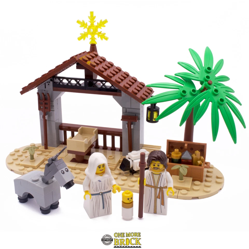 Nativity - Mary Joseph Jesus minifigures | Christmas Xmas | Made With Real LEGO - Image 2 of 4