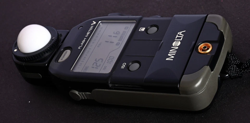 Minolta Flash Meter V Ambient & Flash Exposure Meter c/w Lanyard & Case - Mint! - Image 3 of 4