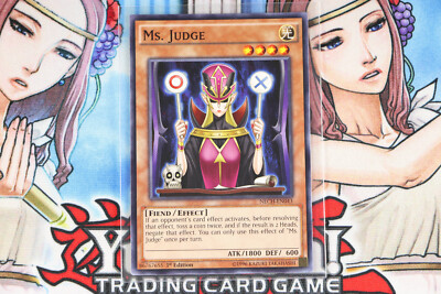 judge judy yugioh cards Amazon.com: YU-GI-OH! - Ms. Judge (NECH-EN043) - The New Challengers - 1st Edition