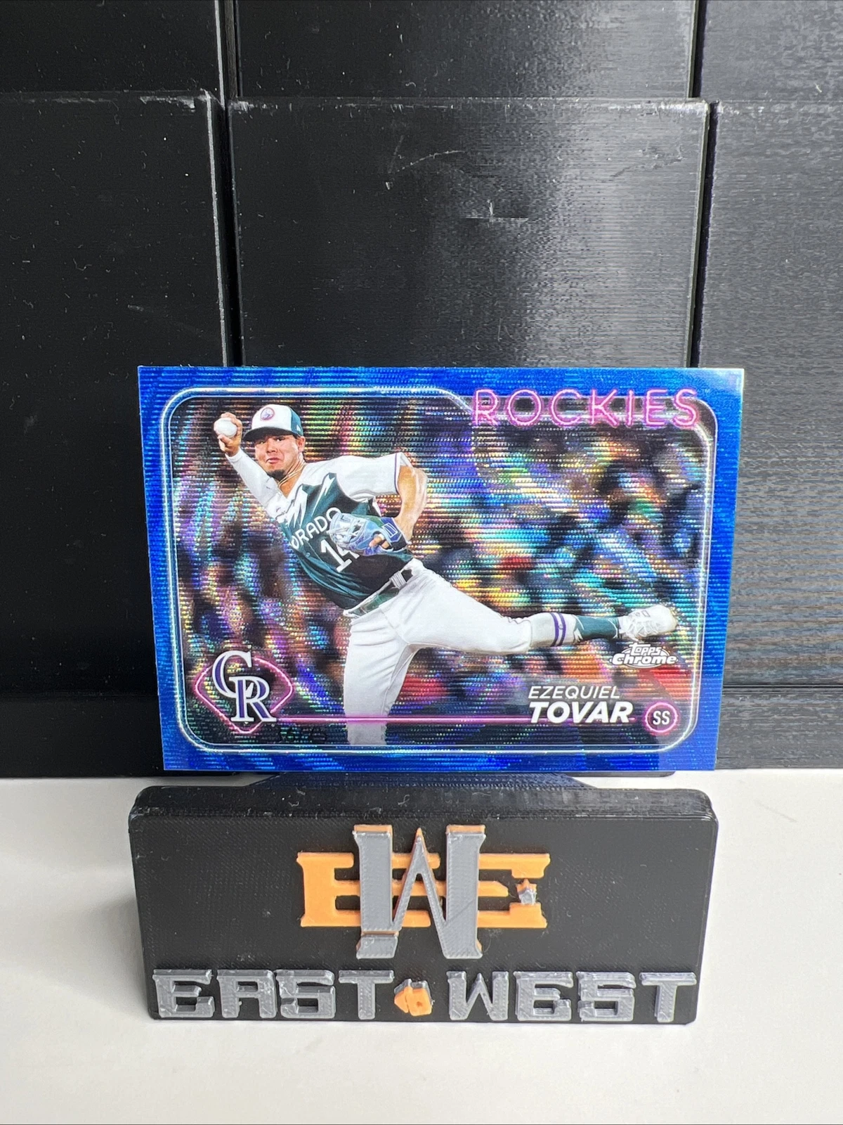 2024 Topps Chrome - Ezequiel Tovar #105 Blue Wave Refractor /75
