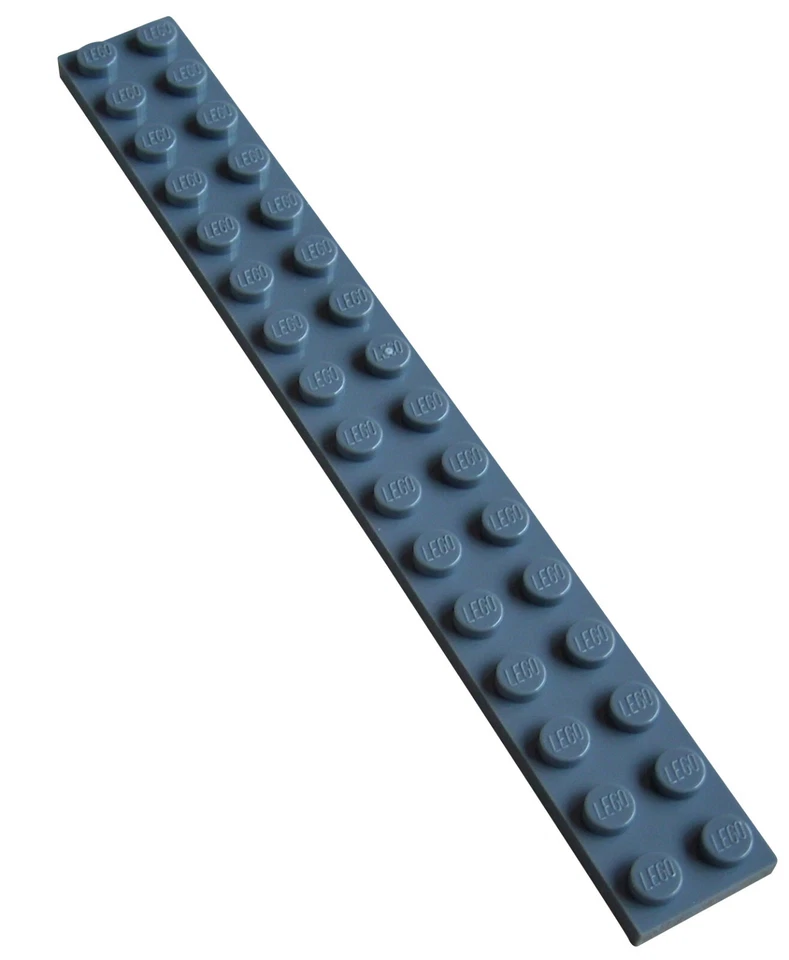 Lego 10 Stück dunkelgrau (dark bluish gray) Platte 2x16 4282 Neu Platten Basics - Bild 1 von 1