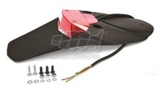 PORTA TARGA FANALE POSTERIORE UNIVERSALE ENDURO RACING POLISPORT CON LUCE TARGA