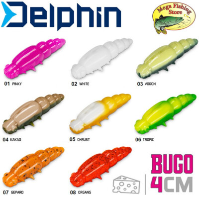 LARVA Bienenmaden Forellenköder - UL Trout Köder - Käse Cheese Aroma - 15 Stück