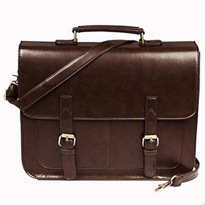 ecosusi vintage leather messenger bag
