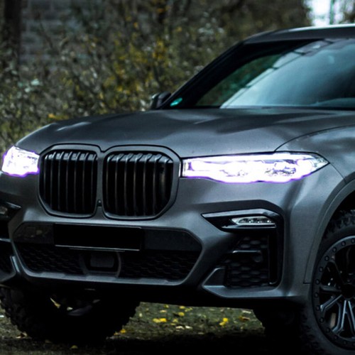 For BMW X7 G07 M50i 2019~2022 Black M Performance Dual Slats Front Bumper Grille - Picture 3 of 13