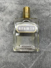Vintage ARAMIS After Shave 8.1 oz - Bottle.  Only Contains 1/4 Inch Liquid