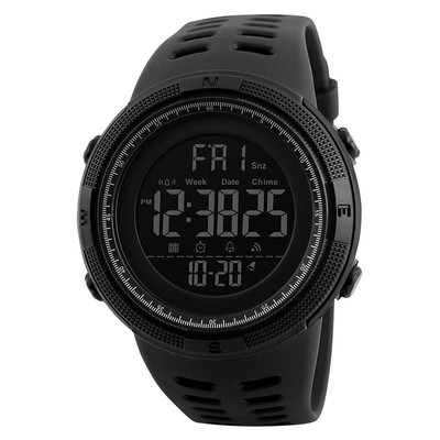 Herrenuhr großes Display Digital mit Licht, Stoppuhr Alarm Schnell UK Versand