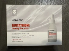 MEDI PEEL 8 Hyaluronic Acid Glutathione Toning Tox Mask 25ml x 10pcs K-Beauty