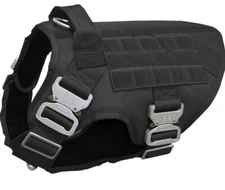 Pets ProMax Tactical Dog Harness with Metal Buckle; Military Style Tactical 