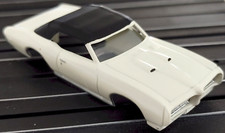 Pontiac GTO Convertible White JL TJet HO Slot Car BODY for AURORA autoworld DASH