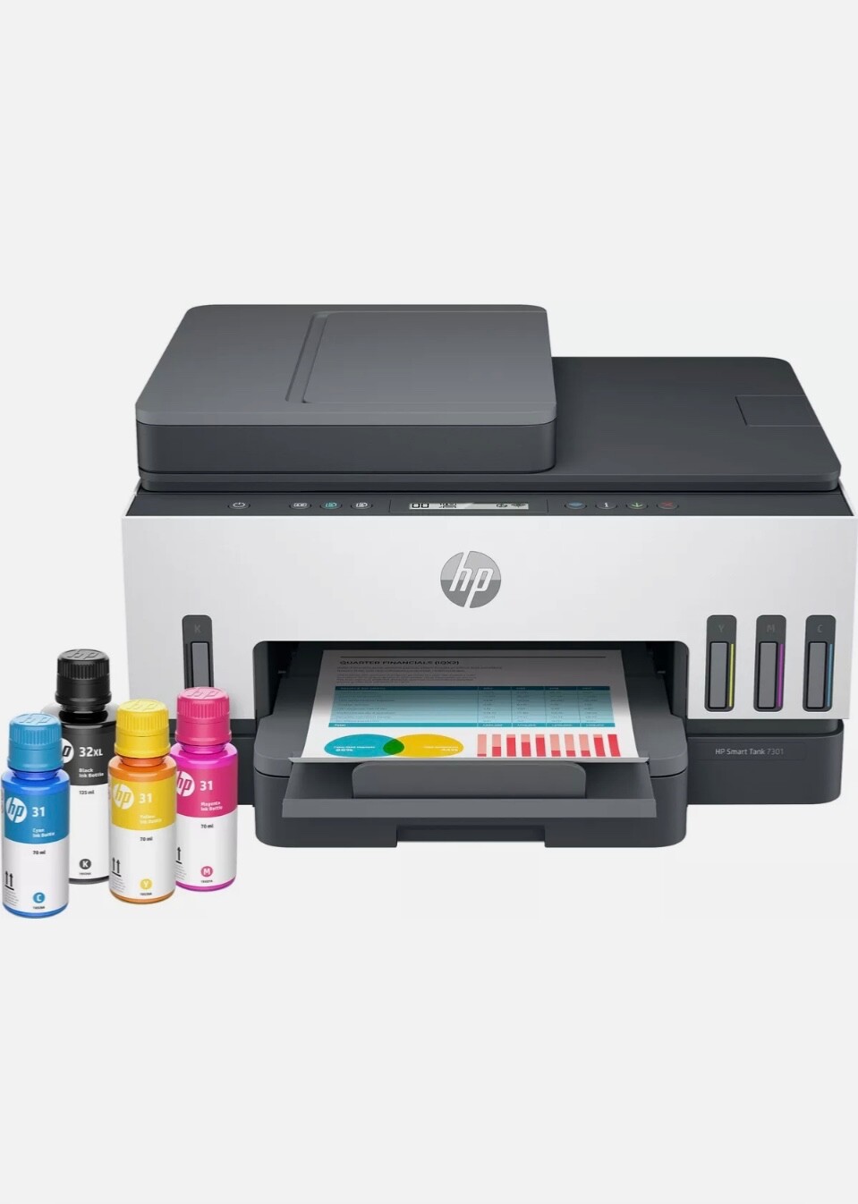 HP - Smart Tank 7301 Wireless All-In-One Supertank Inkjet Printer with up to ...