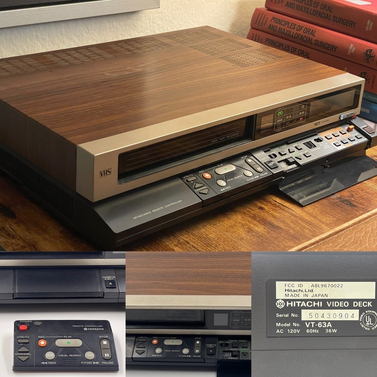 HITACHI VHSビデオカセットレコーダー VT-BF55 日立 VIDEO CASSETE RECORDER VT-BF55 VHSビデオデッキ｜Yahoo
