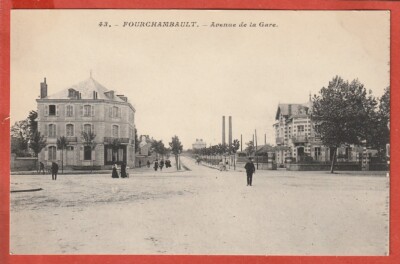 CPA - FORCHAMBAULT - 58 - AVENUE DE LA GARE