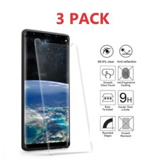 3X Tempered Glass Full Cover Screen Protector For Samsung Galaxy S7 S8 S9 N8 N9