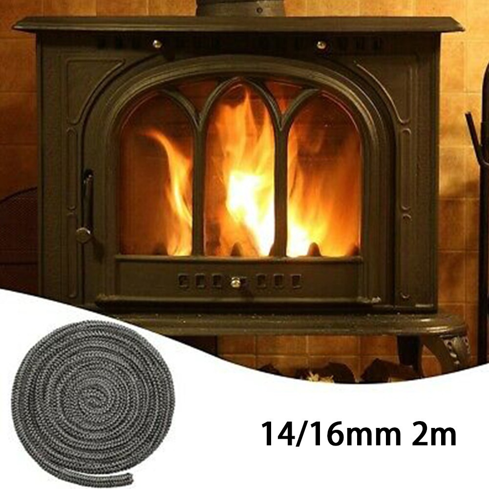 Fire Seal Stove Rope Pellet Stoves Replacement Wood Burning Stove Black  Burner | eBay