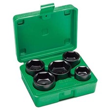 Steel Vision 58130 5pc 38 In. Dr. Low Profile Oil Filter Socket Set