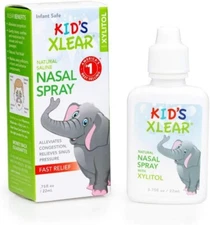 Xlear Kids Saline Nasal Decongestant Spray with Xylitol, 0.75 fl oz (Pack of 1)