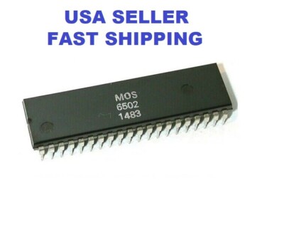 1PCS MOS6502  Microprocessor Chip IC MOS DIP-40 cpu ''Generic'' Works