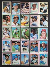 1978 Topps Baseball Set Break 25 Cards