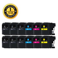 12PK LC103 103 ink cartridges for brother printer MFC-J475DW MFC-J475DW J870DW