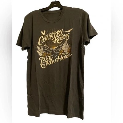Take Me Home Country Roads John Denver Black S-5XL T-Shirt CS195