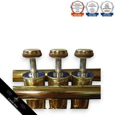 YAMAHA Trumpet Venge Style Piston Top Cap Set 3 Pieces Brass