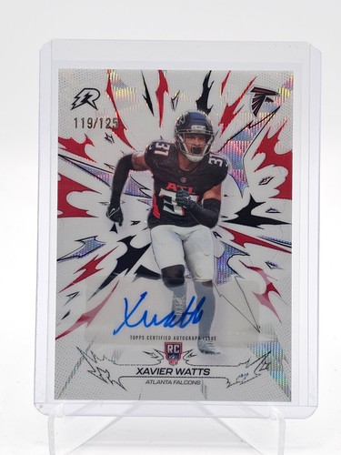 XAVIER WATTS 2025 TOPPS RESURGENCE WHITE SURGE ROOKIE RC AUTO /125 #105 Q1829