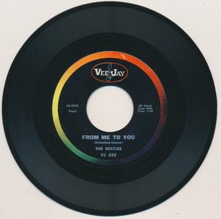 Beatles RARE 1963 VJ FROM ME TO YOU / Thank You Girl 45 OVAL LOGO NICE!