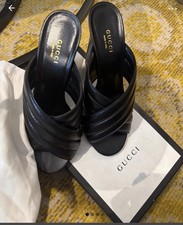 Gucci heeled mules size 5uk 