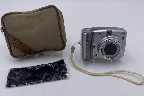 CANON Fotocamera Digitale PowerShot A720 IS Cinghia/Custodia Testata Funzionante Buone Condizioni - Foto 1 di 20