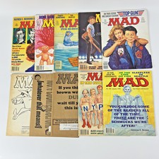 MAD Magazine Lot 10 Issues 1986 1996 Parody H...