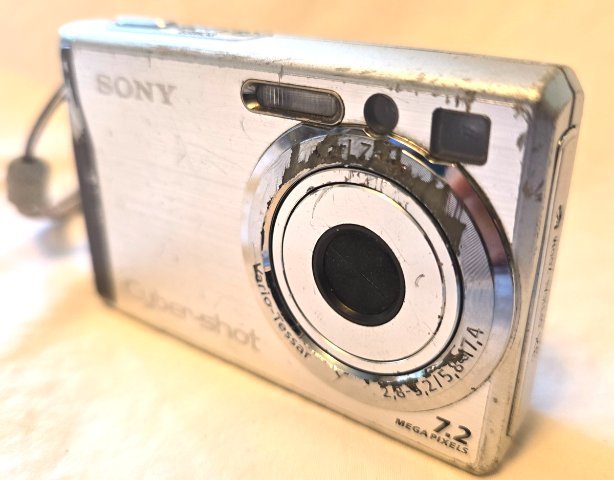 Buy Sony Cyber-shot DSC-W80 7.2MP Digital Camera - Silver online