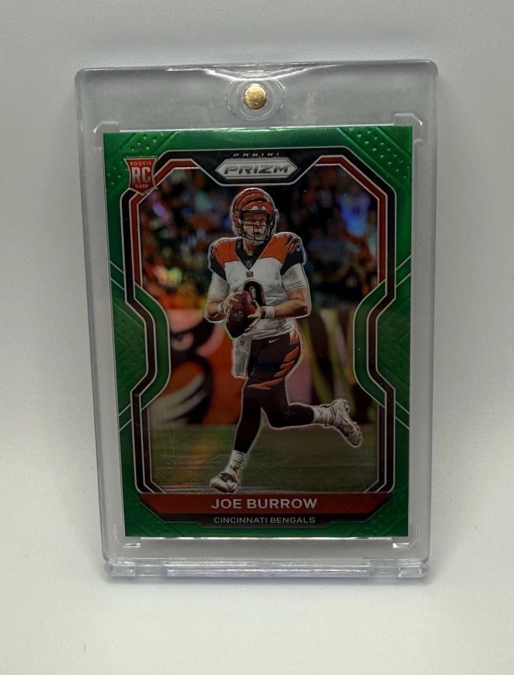 2020 Panini Prizm - Rookie Joe Burrow #307 Green Prizm (RC)