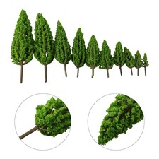 Améliorez votre dioramas pour train chemin de fer avec des arbres modèles réd