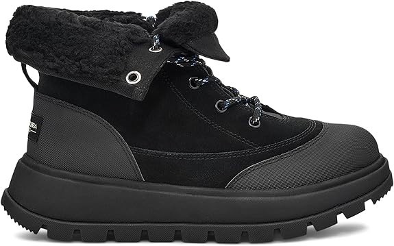 Koolaburra By UGG Deza 1164210 Boots Women 7 Black Suede Faux Fur