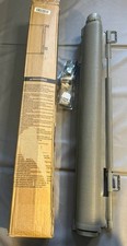Retractable Baby Safety Gate 55 Wide x 34 Tall Gray Mesh Gate for Stairs Doo