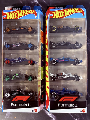 Hot Wheels 2024 Formula One Team ミニカー ２台 Hot Wheels Formula 1 (5 Pack) Lot Of 2 2024 & 2025 F1 | eBay