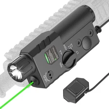 DEFENTAC 2000 Lumens Green Laser Light Combo 